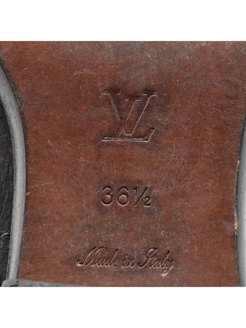 Louis Vuitton Long Boots Black Leather